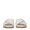 Fabiana Filippi Beige Leather Slippers Sandals Fabiana Filippi