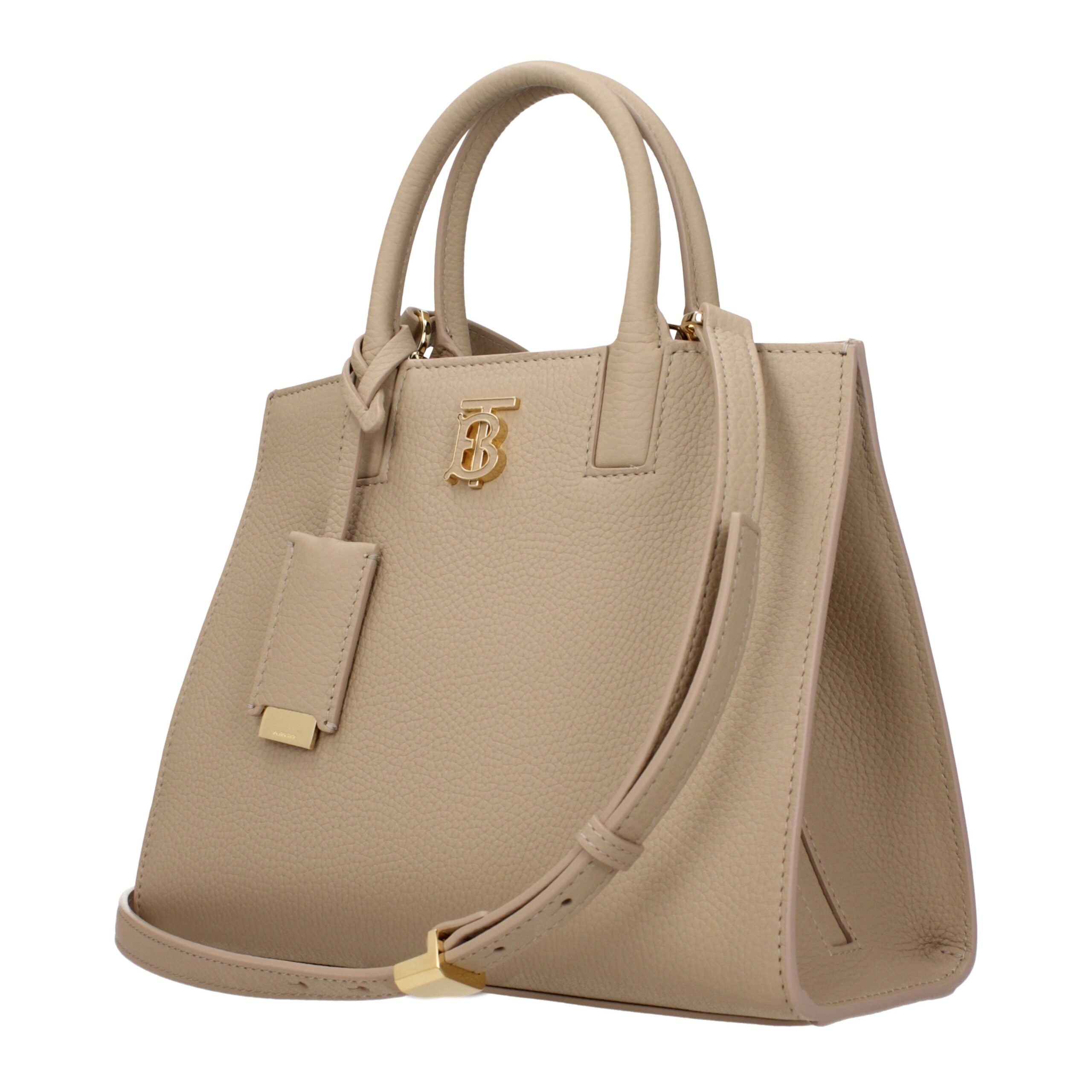 Burberry Beige Leather Handbags Burberry