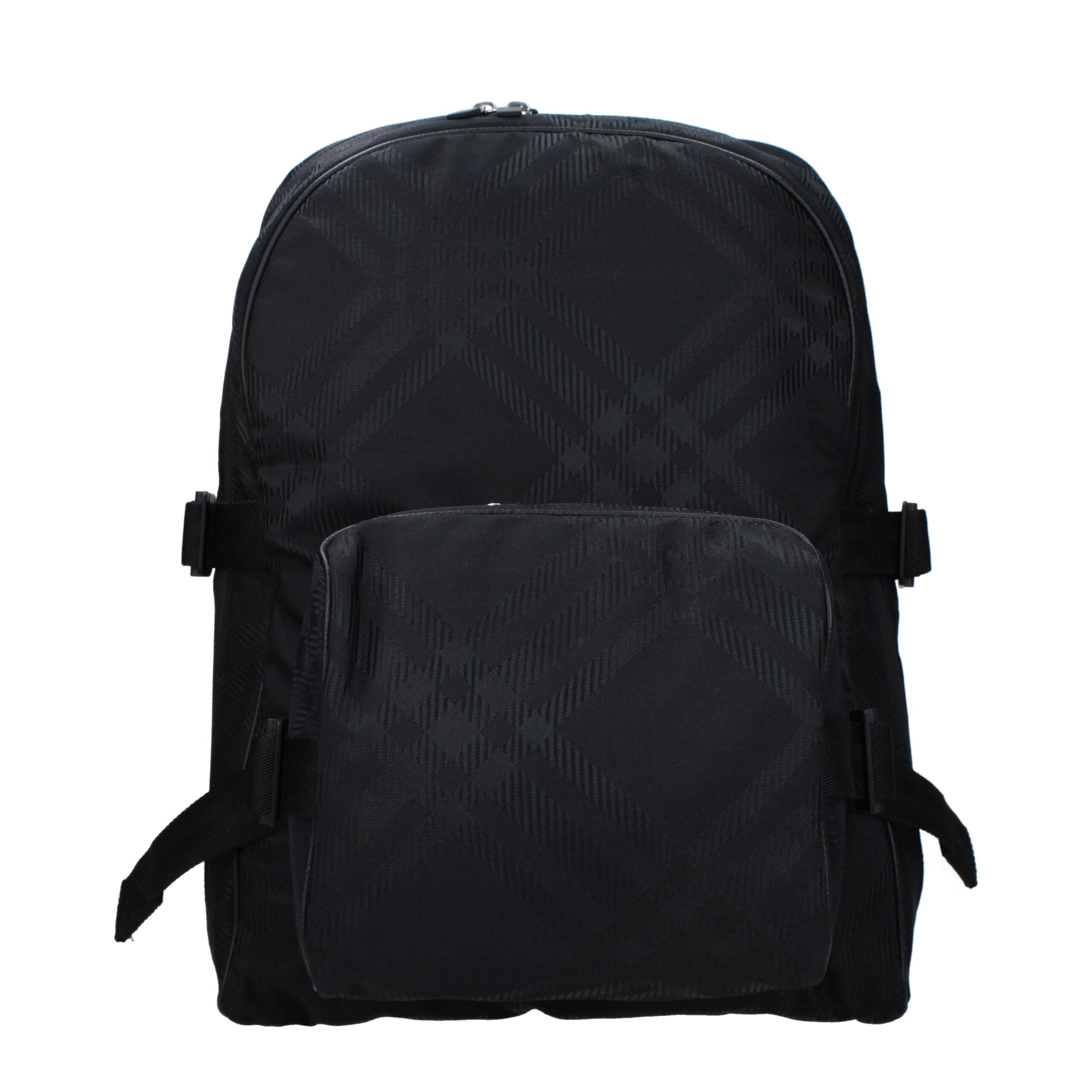 Burberry Black Fabric Backpacks Burberry