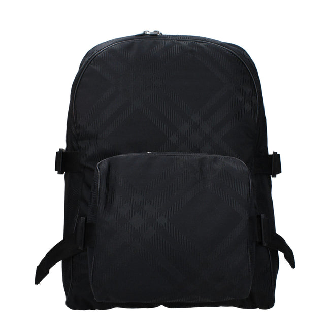 Burberry Black Fabric Backpacks Burberry
