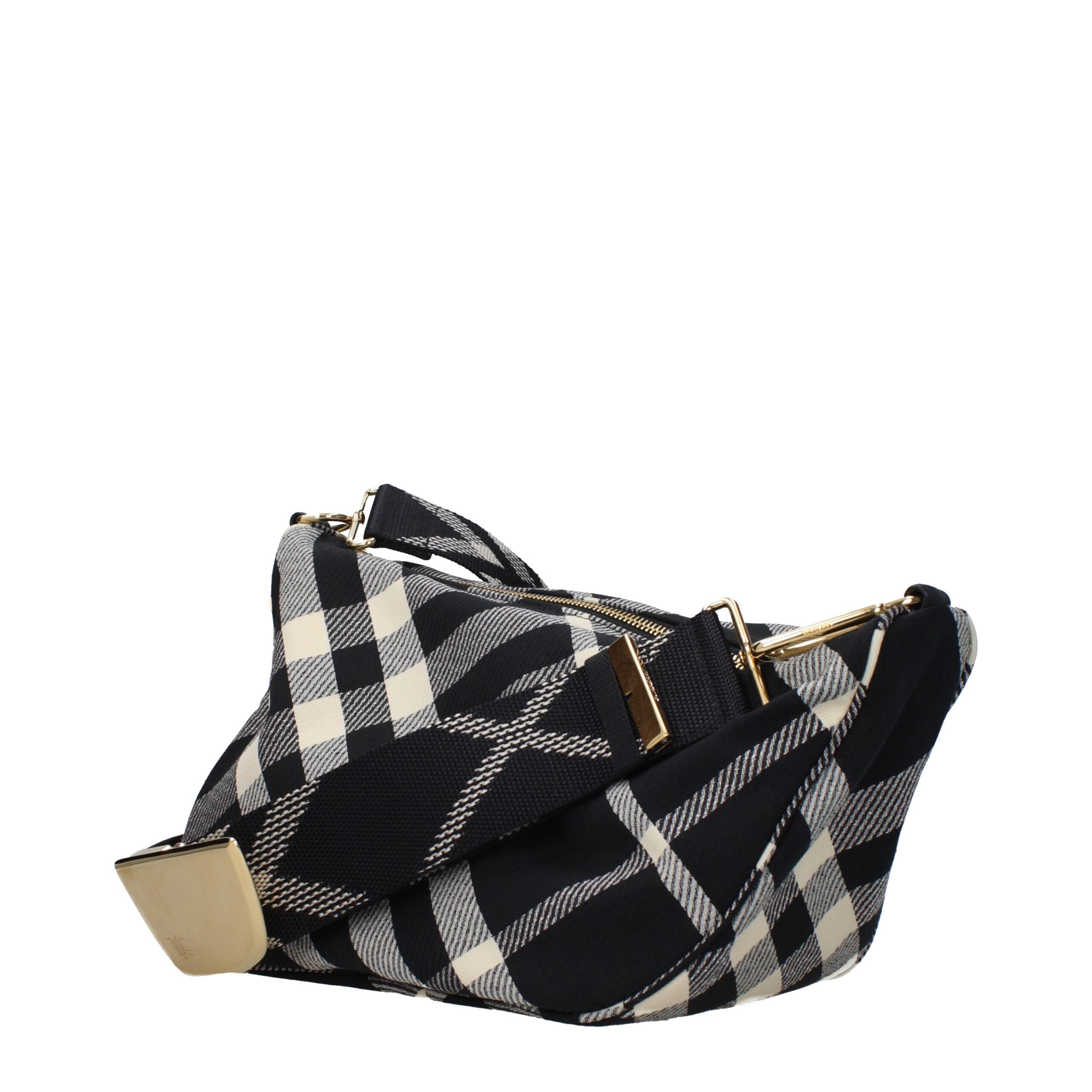 Burberry Black Fabric Crossbody Bags Burberry