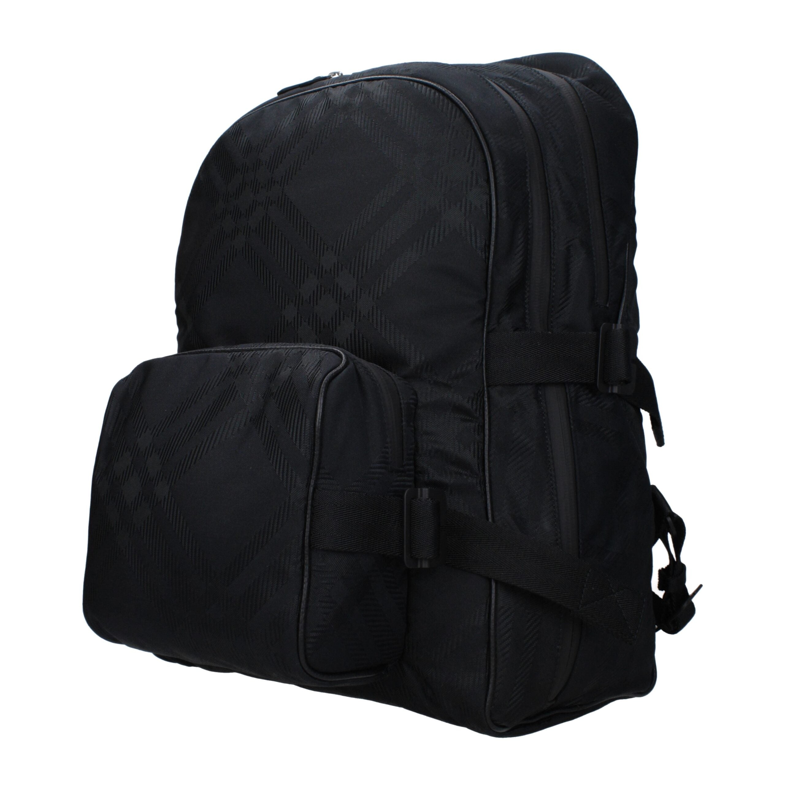 Burberry Black Fabric Backpacks Burberry