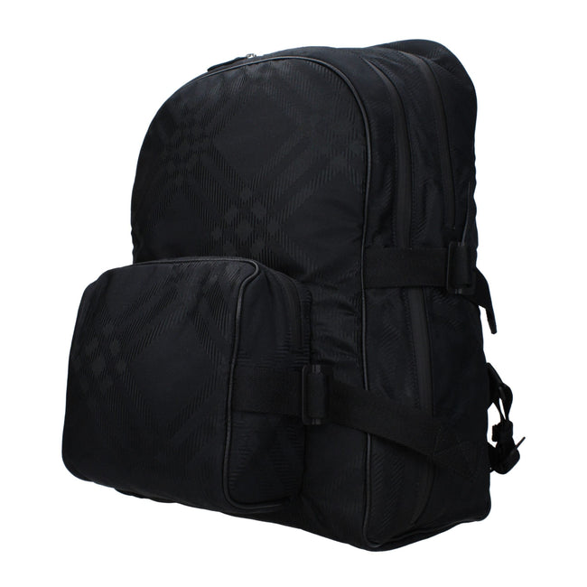 Burberry Black Fabric Backpacks Burberry