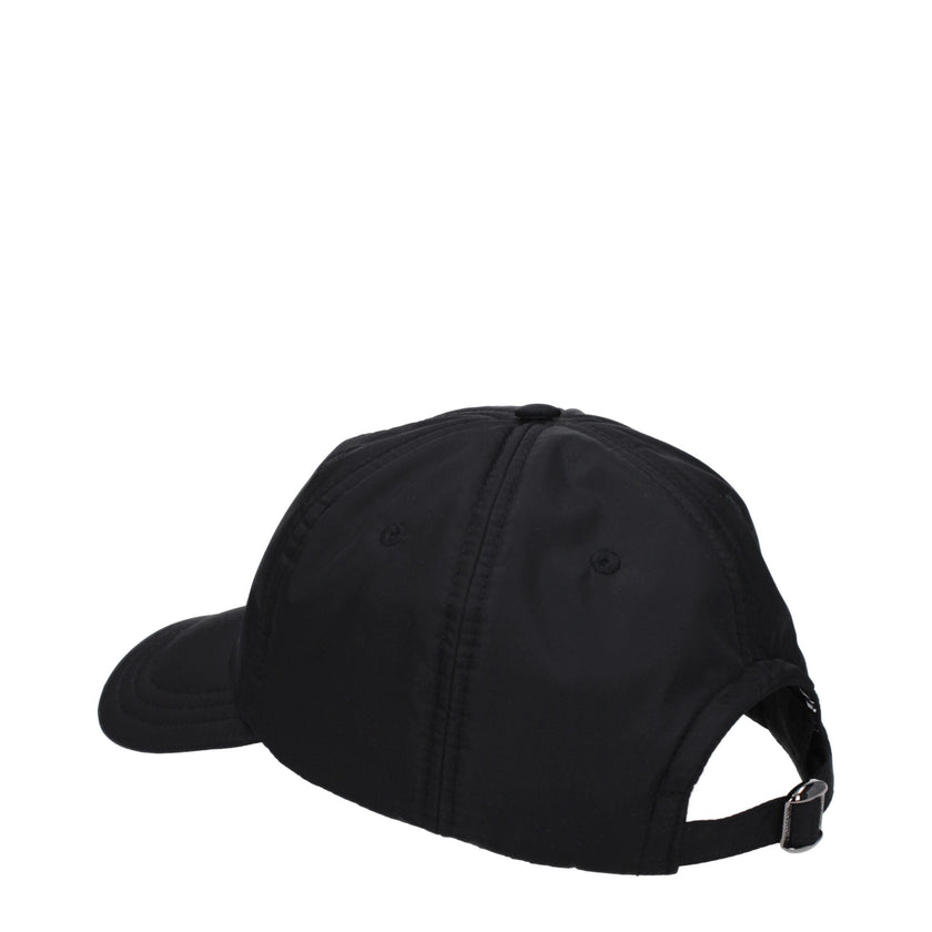Valentino Garavani Black Polyamide Cap (Baseball Hat) Valentino Garavani