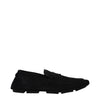 Dolce & Gabbana Black Leather Slip-On Loafers Dolce & Gabbana