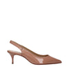 Christian Louboutin Pink Leather Mid Heel Pumps Christian Louboutin