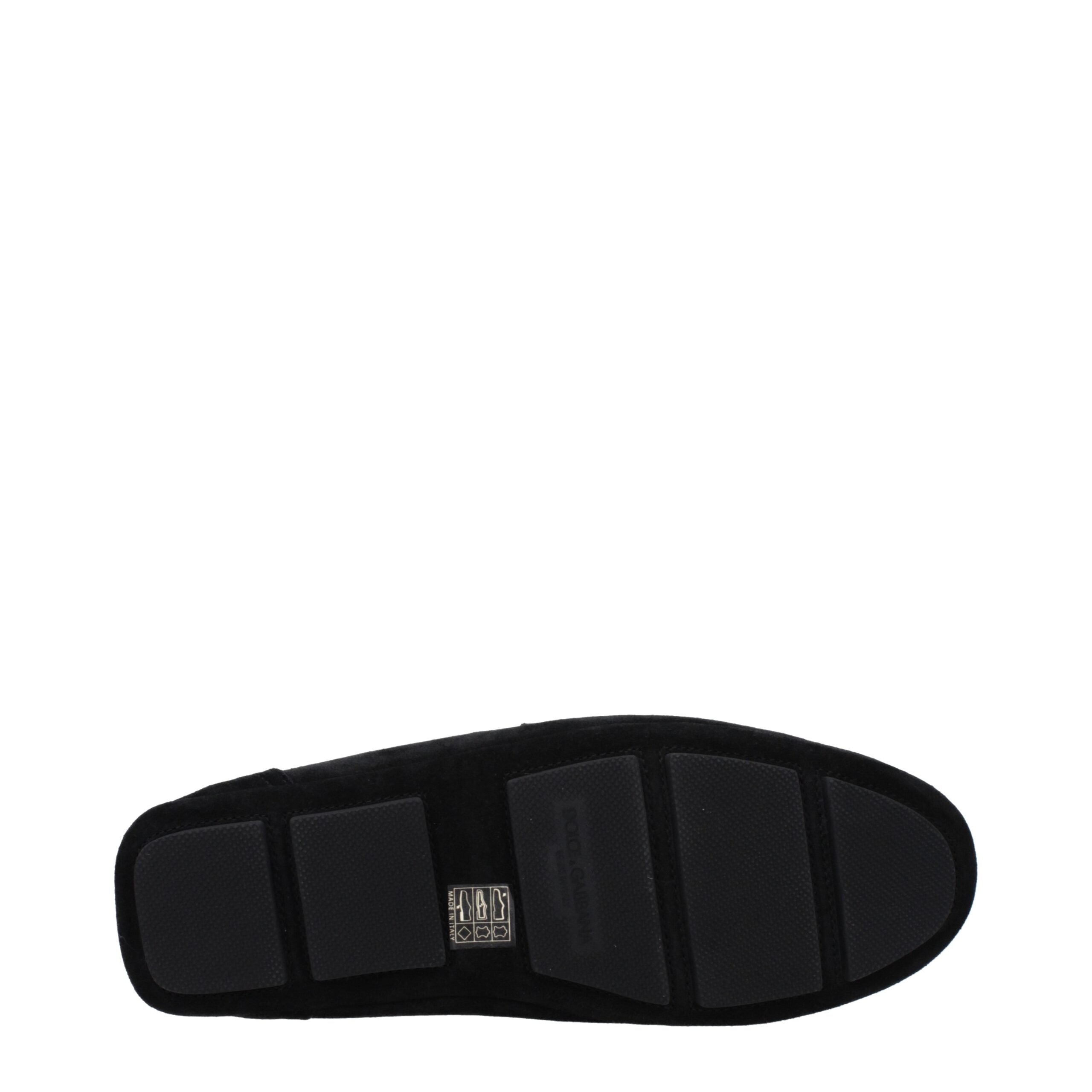 Dolce & Gabbana Black Leather Slip-On Loafers Dolce & Gabbana