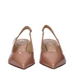 Christian Louboutin Pink Leather Mid Heel Pumps Christian Louboutin