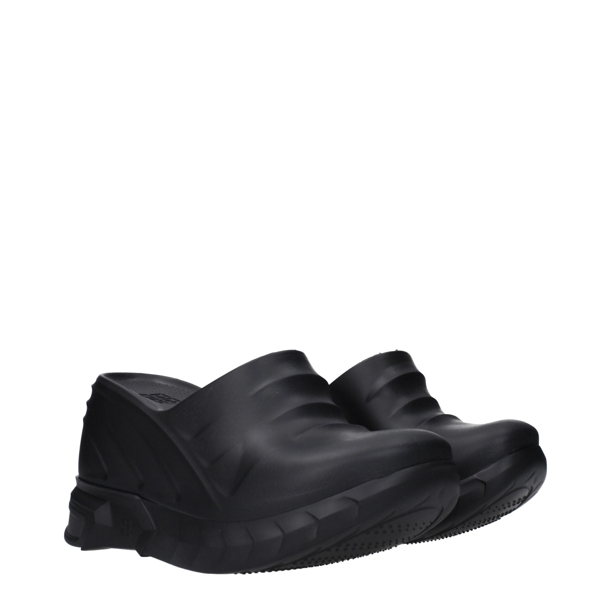 Givenchy Black Cotton Slippers Sandals Givenchy