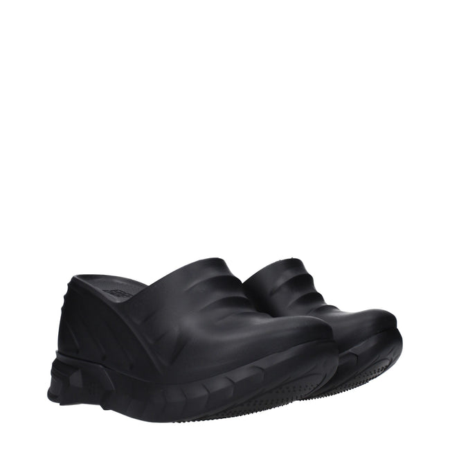 Givenchy Black Cotton Slippers Sandals Givenchy