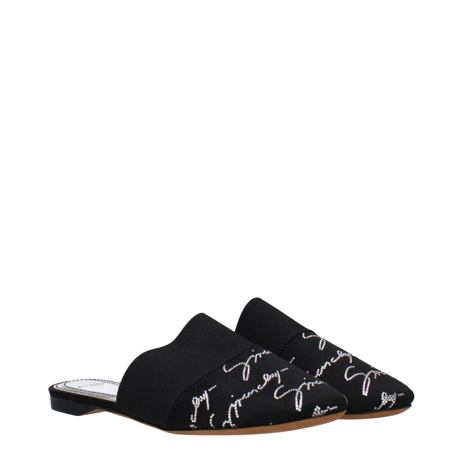Givenchy Black Satin Slippers Sandals Givenchy