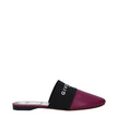 Givenchy Purple Leather Slippers Sandals Givenchy
