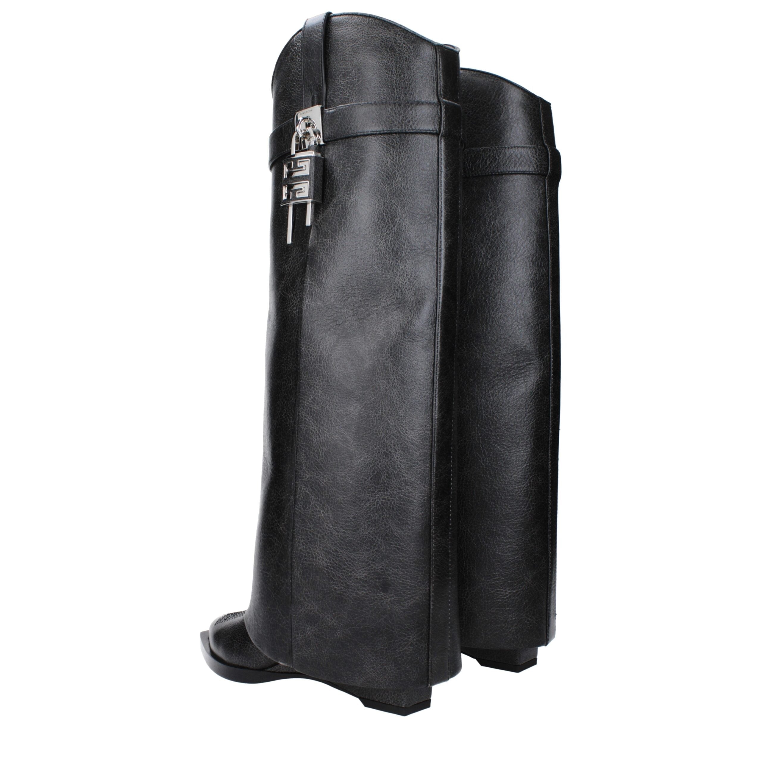 Givenchy Black Leather Boots Givenchy