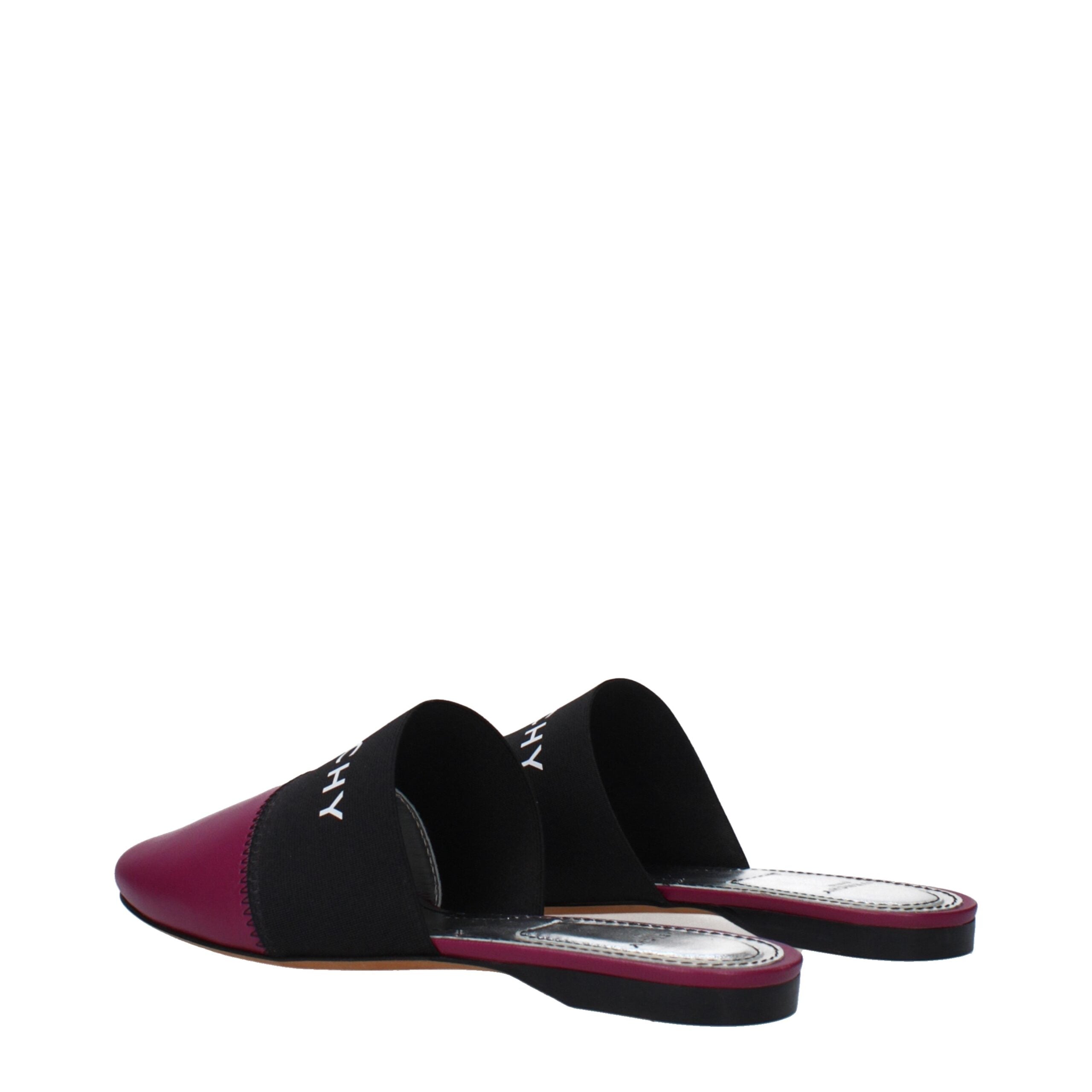 Givenchy Purple Leather Slippers Sandals Givenchy