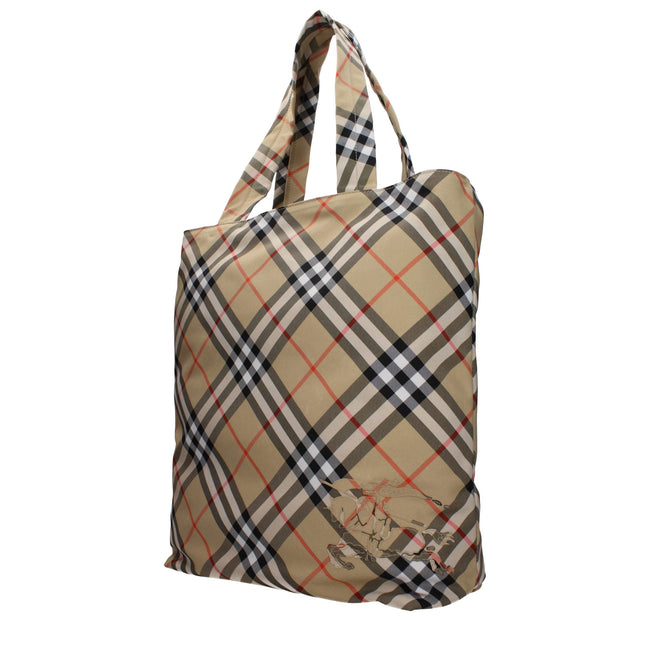 Burberry Beige Fabric Shoulder Bags Burberry