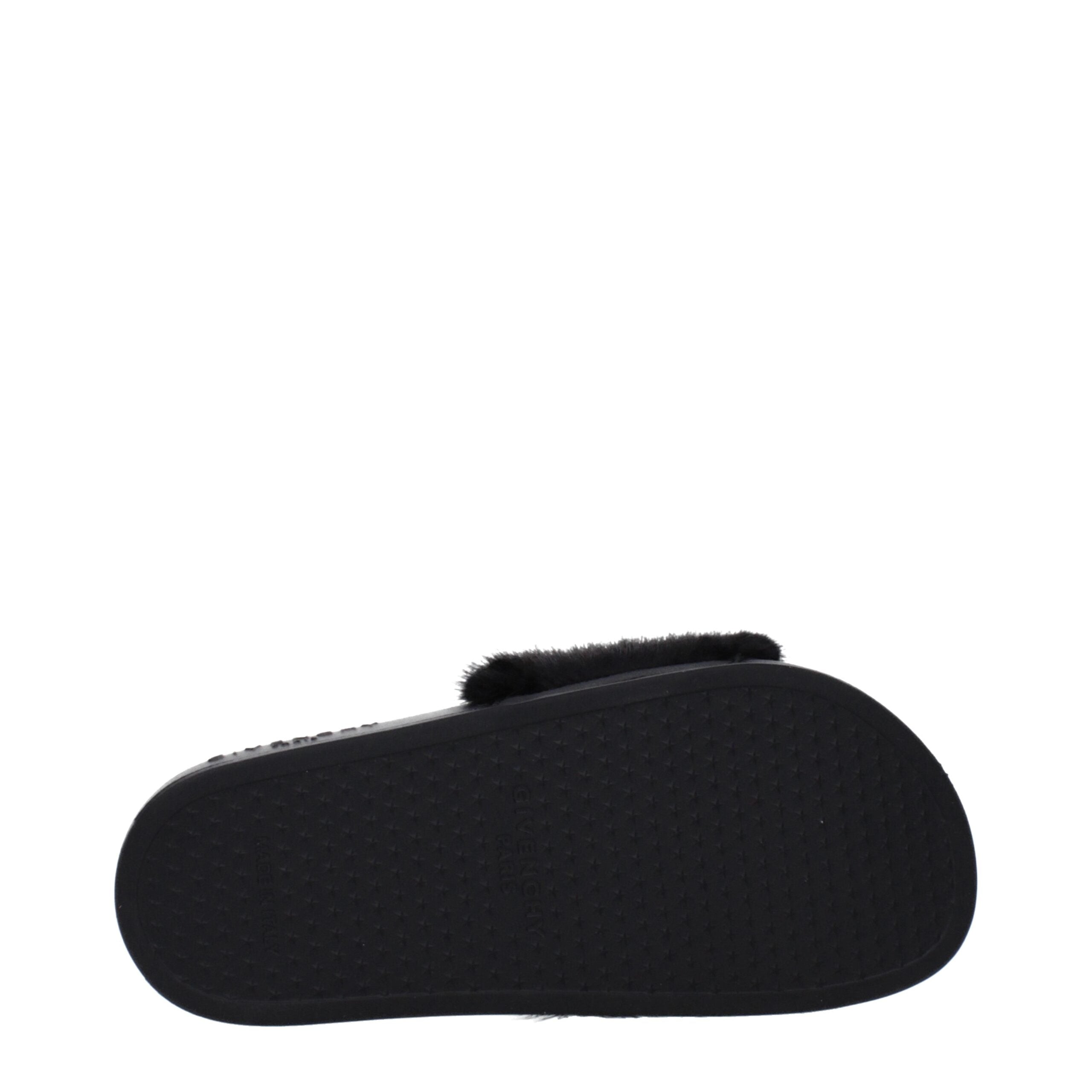 Givenchy Black Cotton Slippers Sandals Givenchy