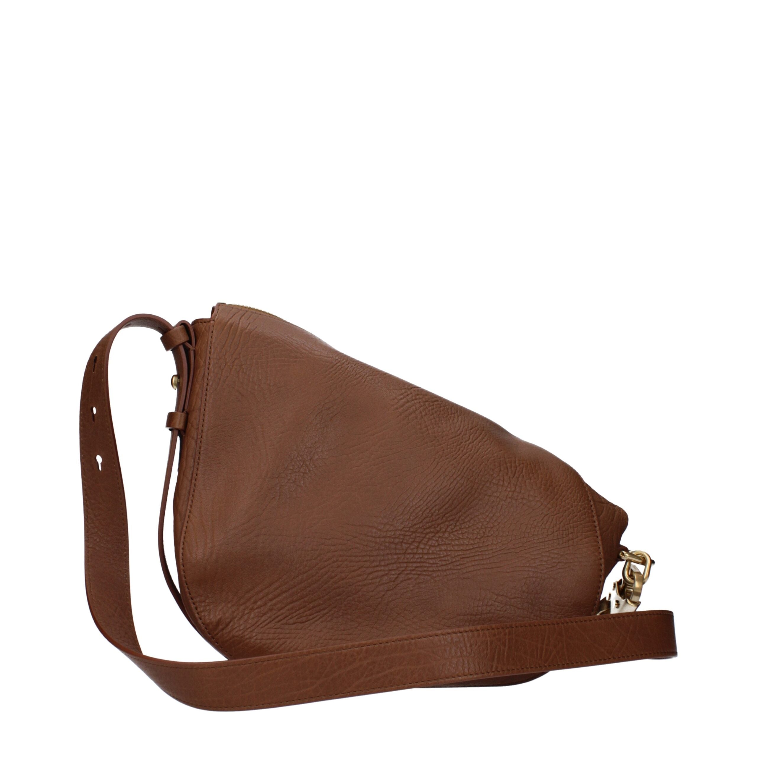 Burberry Brown Leather Crossbody Bags Burberry