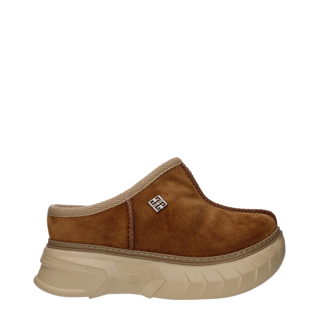 Givenchy Brown Leather Slippers Sandals Givenchy