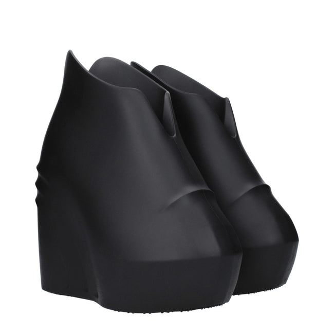 Givenchy Black Cotton Wedges Sandals Givenchy