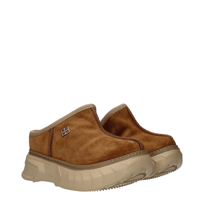 Givenchy Brown Leather Slippers Sandals Givenchy