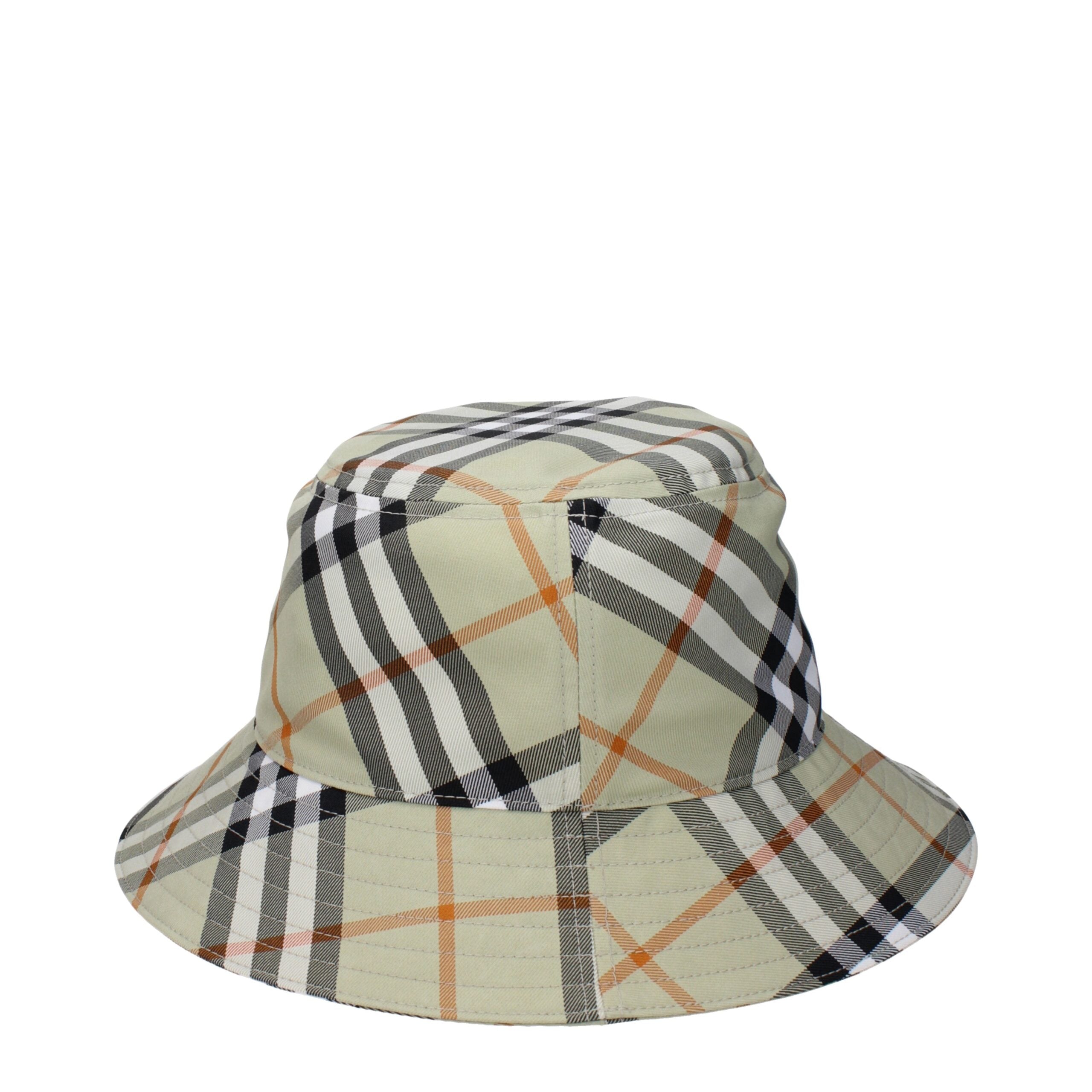 Burberry Green Fabric Bucket Hats Burberry
