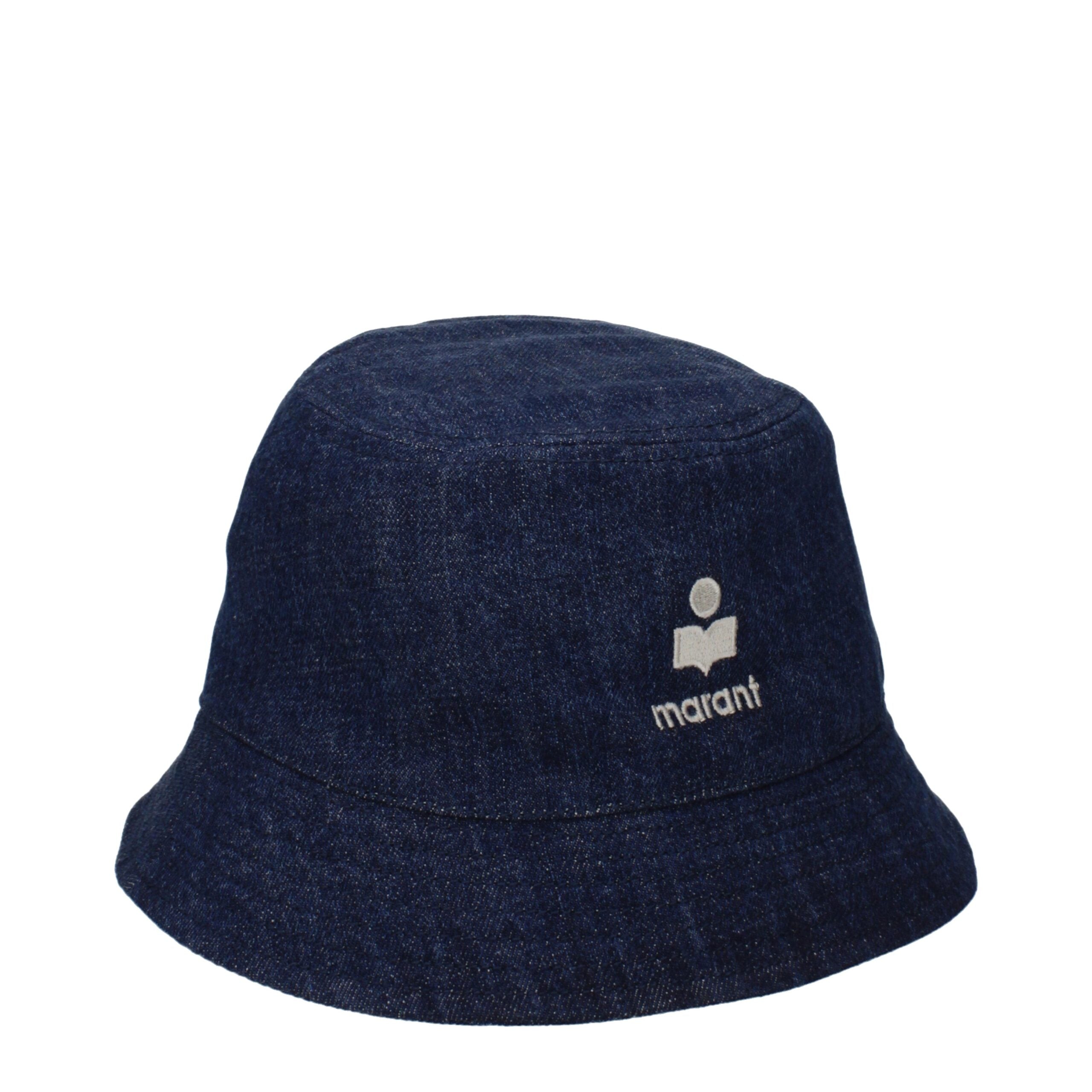Isabel Marant Blue Cotton Bucket Hats Isabel Marant