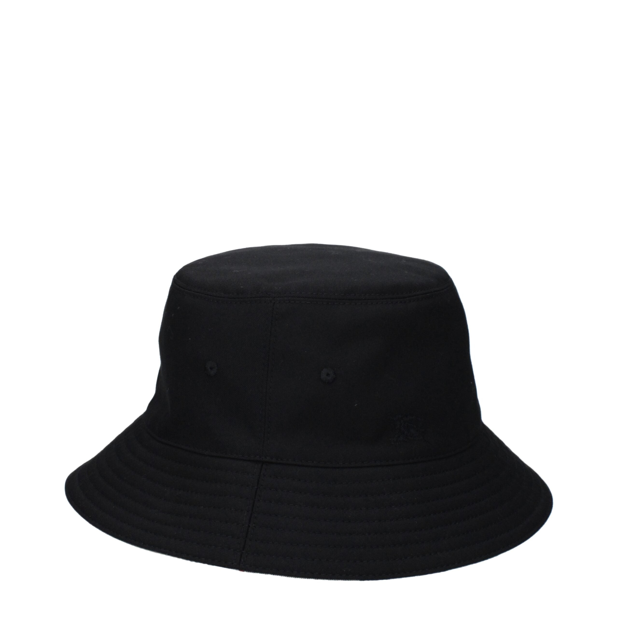 Burberry Black Fabric Bucket Hats Burberry
