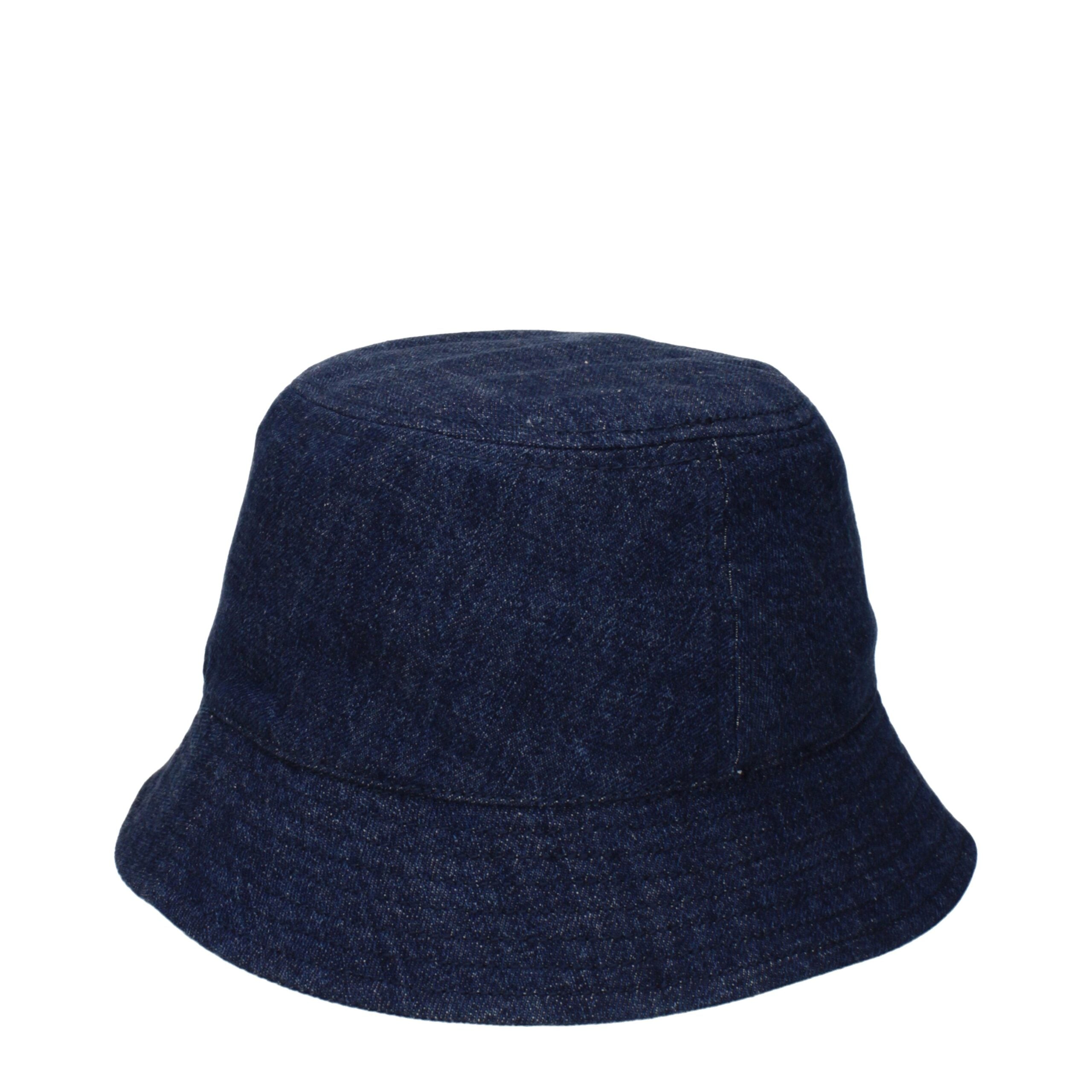 Isabel Marant Blue Cotton Bucket Hats Isabel Marant
