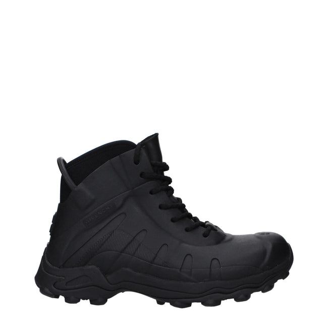 Givenchy Black Cotton Ankle Boots Givenchy