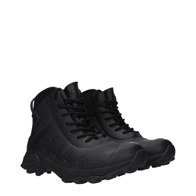 Givenchy Black Cotton Ankle Boots Givenchy