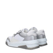 Versace White Leather Chunky Sneakers Versace