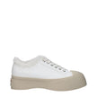 Marni White Leather Low Tops Marni
