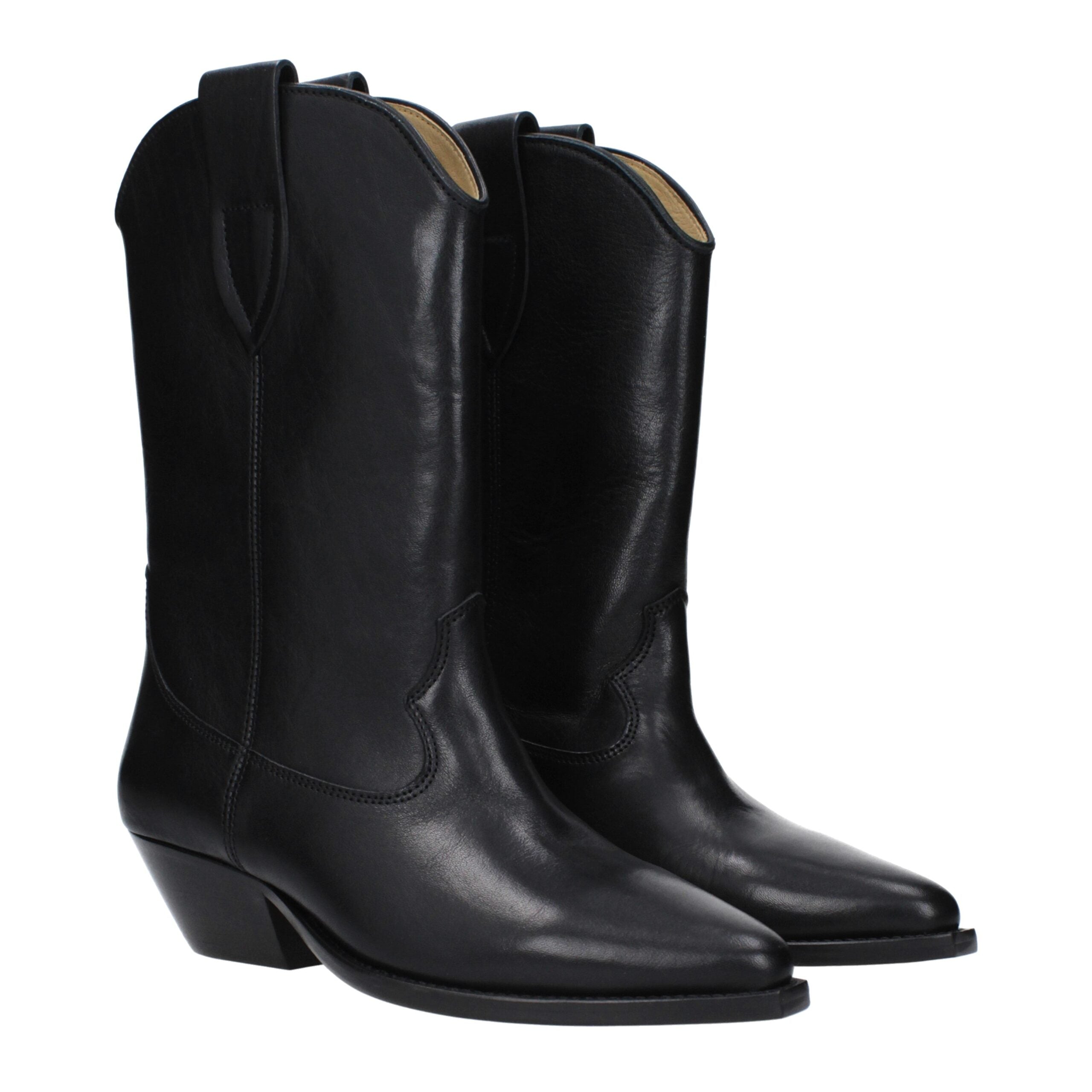 Isabel Marant Black Leather Ankle Boots Isabel Marant