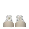 Marni White Leather Low Tops Marni