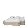 Marni White Leather Low Tops Marni