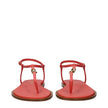 Christian Dior Pink Leather Flip-Flop Sandals Christian Dior