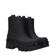 Chloé Black Cotton Ankle Boots Chloé