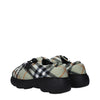 Burberry Green Fabric Slip-On Loafers Burberry