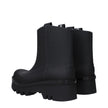 Chloé Black Cotton Ankle Boots Chloé