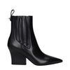 Valentino Garavani Black Leather Ankle Boots Valentino Garavani