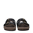 Valentino Garavani Black Leather Slippers Sandals Valentino Garavani