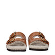 Valentino Garavani Brown Leather Slippers Sandals Valentino Garavani