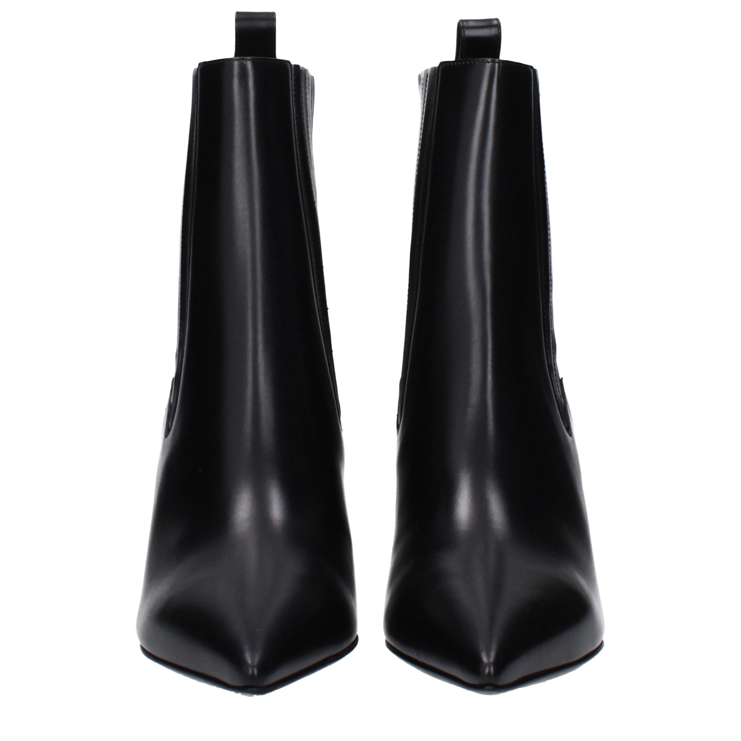 Valentino Garavani Black Leather Ankle Boots Valentino Garavani