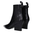 Valentino Garavani Black Leather Ankle Boots Valentino Garavani