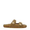 Jimmy Choo Brown Fabric Slippers Sandals Jimmy Choo