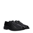 Max Mara Black Leather Oxfords And Derbies Max Mara
