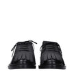 Max Mara Black Leather Oxfords And Derbies Max Mara