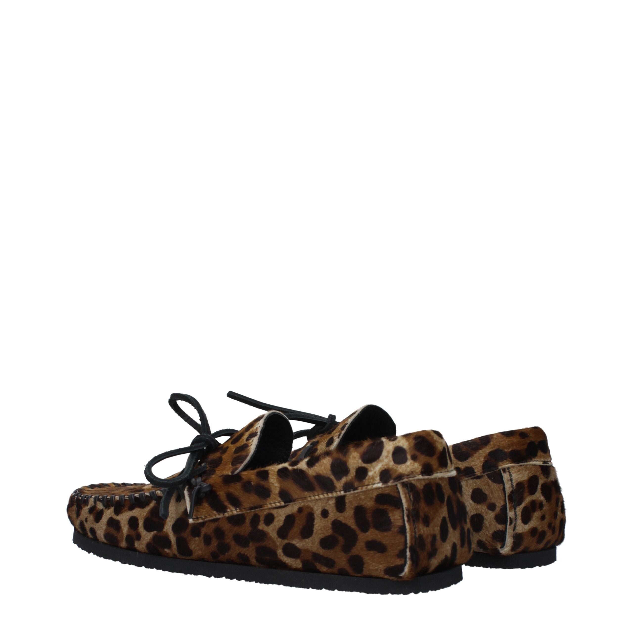 Isabel Marant Brown Horsehair Slip-On Loafers Isabel Marant