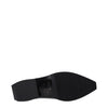 Moschino Black Leather Mules Moschino