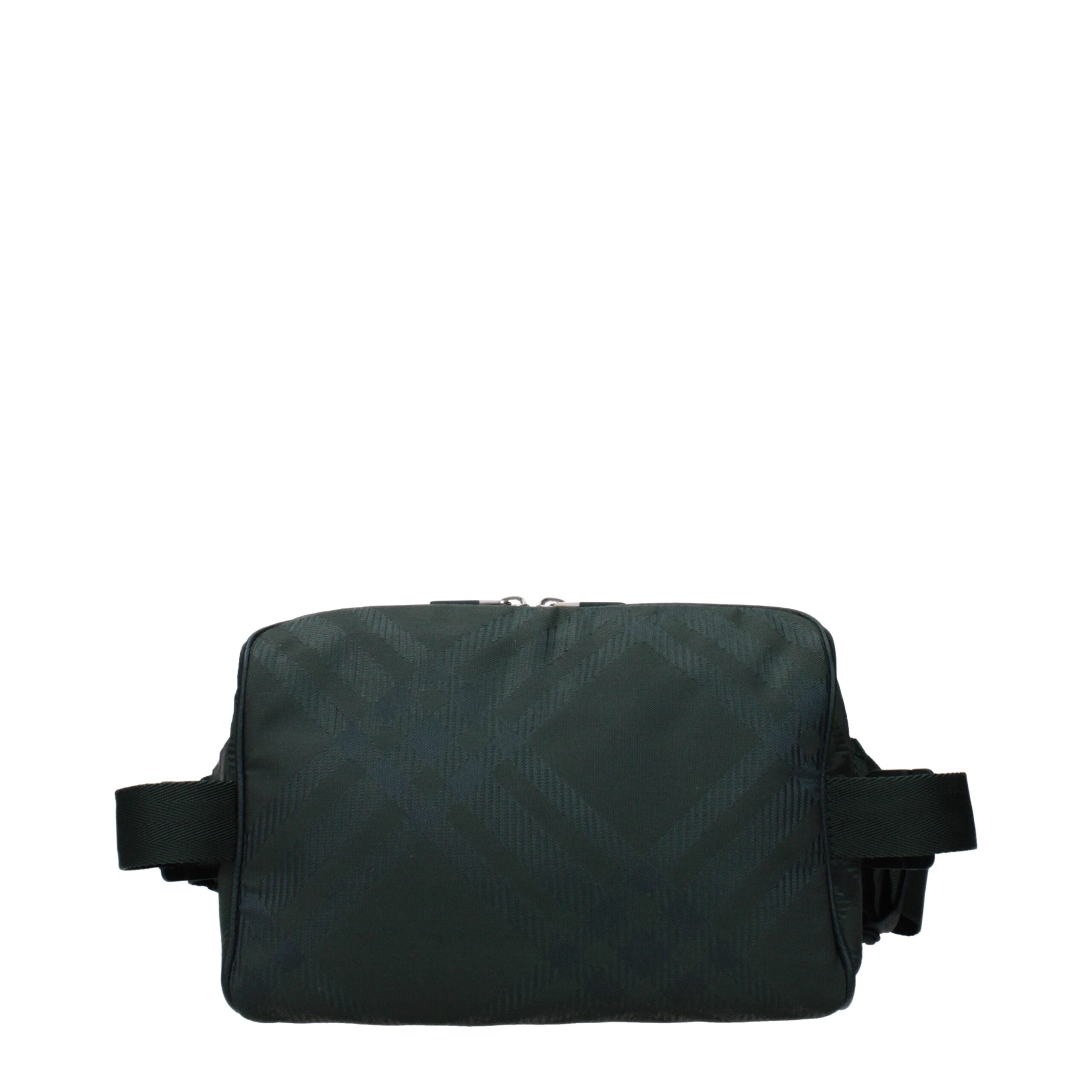 Burberry Green Nylon Backpacks Burberry